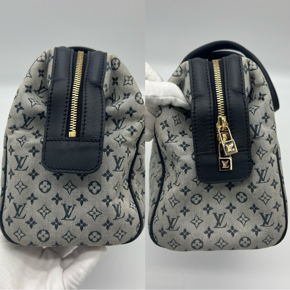 Authentic Louis Vuitton navy monogram minilin Josephine PM - Picture 8 of 16